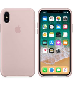 Apple iPhone X Silicone Case Pink Sand (high copy)