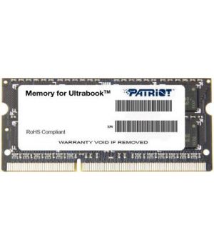 PATRIOT 8 GB SO-DIMM DDR3L 1600 MHz (PSD38G1600L2S)
