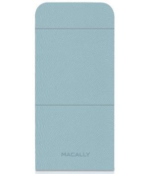Macally Flip Case with Rotatable Stand Blue for iPhone 5/5S/SE (SSTANDBL-P5)