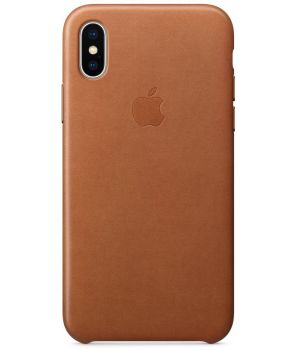 Apple iPhone X Leather Case Saddle Brown (MQTA2)