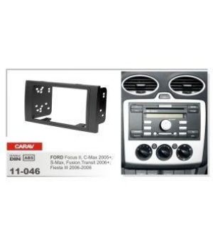 Carav Переходная рамка 2DIN для Ford (Focus II, C-Max, S-Max, Fusion, Transit, Fiesta)