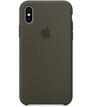 Apple iPhone X Silicone Case Dark Olive (MR522)