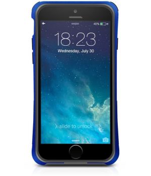 Macally Flexible Protective Frame Metallic Blue for iPhone 6 (IRONP6M-BL)