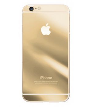 Simple Case Premium Mirror Tempered Glass Gold for iPhone 6