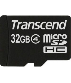 Transcend 32 GB microSDHC class 4 + SD Adapter TS32GUSDHC4