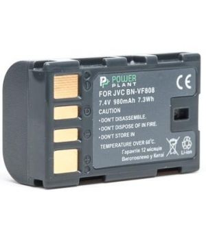 PowerPlant Aккумулятор для JVC BN-VF808 (980 mAh) - DV00DV1196