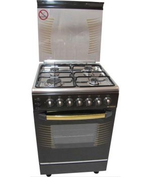 FRESH Forno 55x55 (F55G5) black st.st. top