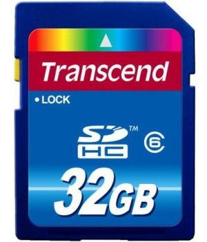 Transcend 32 GB SDHC Class 6 TS32GSDHC6