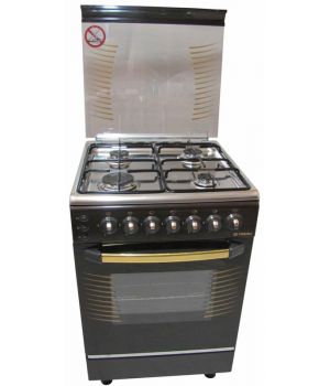 FRESH Forno 55x55 (F55G5) brown st.st. top