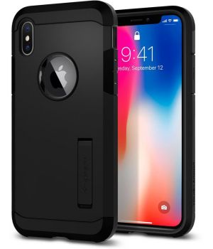 SGP (Spigen) Tough Armor Matte Black for iPhone X (057CS22160)
