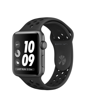 Apple Watch Nike+ 42mm Series 3 GPS Space Gray Aluminum Case with Anthracite/Black Nike Sport Band (MQL42)