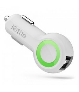 iOttie Rapid Volt Dual Port USB Car Charger White (CHCRIO101WH)