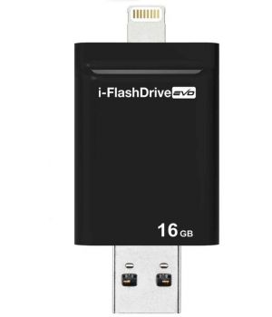 Photofast i-Flashdrive EVO Plus 16GB Black (USB-microUSB/Lightning) (IFDEVO16GB)