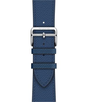 Apple Watch Hermes Leather Single Tour 38mm Bleu Agate Epsom (MNHQ2)